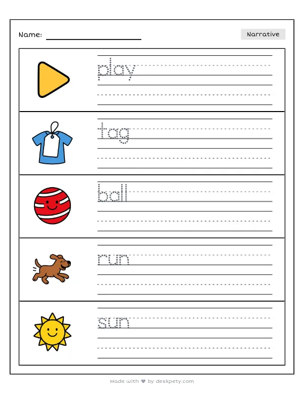 A fun weekend activity I love doing with my family — real worksheet preview with word bank and writing lines
