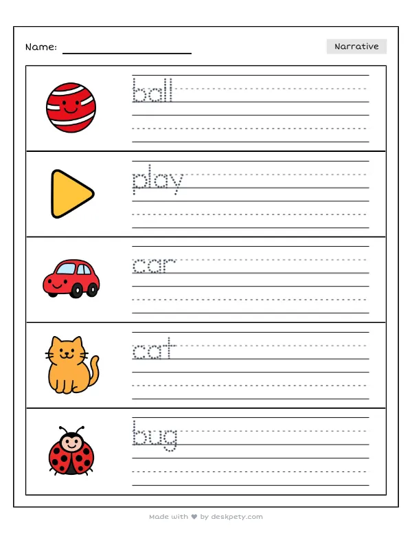 Playing with my best friend and why they are so special — real worksheet preview with word bank and writing lines