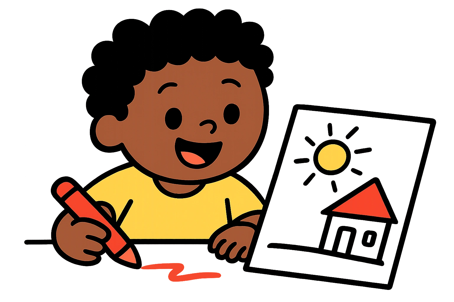 My favorite memory from the past year was illustration for a no-prep writing prompt worksheet